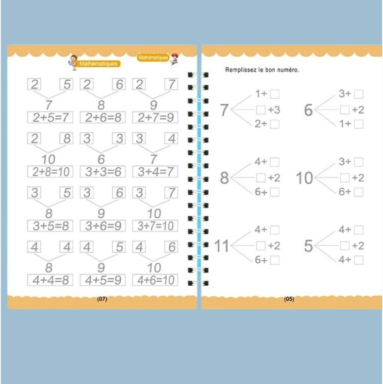 Cahier d'Exercice pour enfant